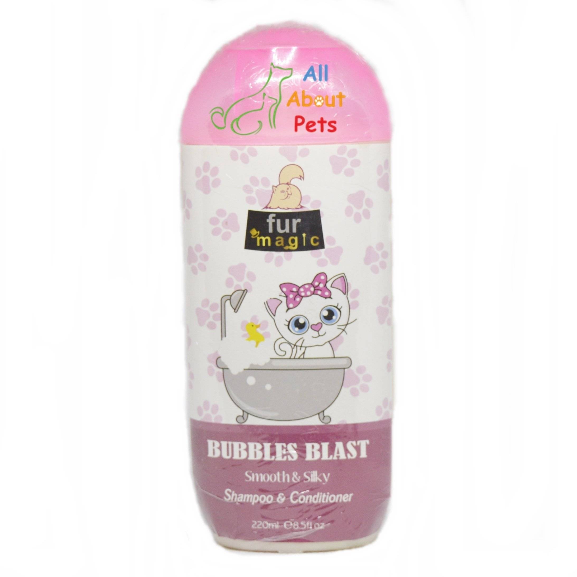 Fur Magic Bubbles Blast cat Shampoo & Conditioner available at allaboutpets.pk in pakistan.