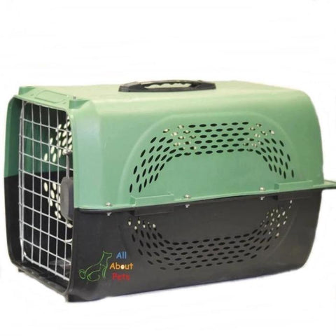 Image of Jet Box Paw Print green for Cats & Dogs, pet carry box, pet travel box available at allaboutpets.pk in pakistan.