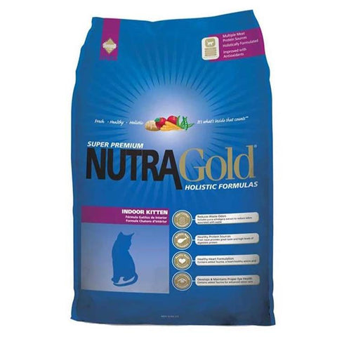 Image of NutraGold Holistic Indoor Kitten Dry Food  1KG available at allaboutpets.pk in pakistan.
