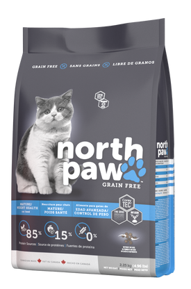 North Paw Grain Free Mature/Weight Health Cat Food available at allaboutpets.pk in Pakistan