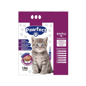 PAWFECT Kitten Food 1.2kg – nutritious and high-protein kitten food in Pakistan for healthy growth and strong bones