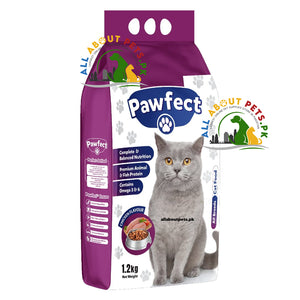 Pawfect Cat Food, Balance and healthy Cat Food, For All Breed, 1.2 Kgs - AllAboutPetsPk