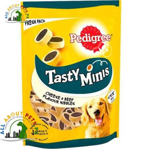 Image of Pedigree Tasty Minis Beef & Poultry Slices Dog Treats 155g - AllAboutPetsPk