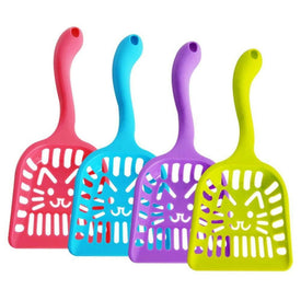 Cat face Litter Scoop, green litter scoop, blue litter scoop, pink litter scoop available at allaboutpets.pk in pakistan.
