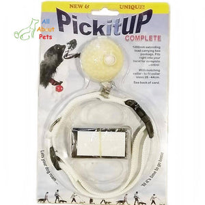 Pickitup Dog Collar with Poo Bag Container available online at allaboutpets.pk in pakistan.