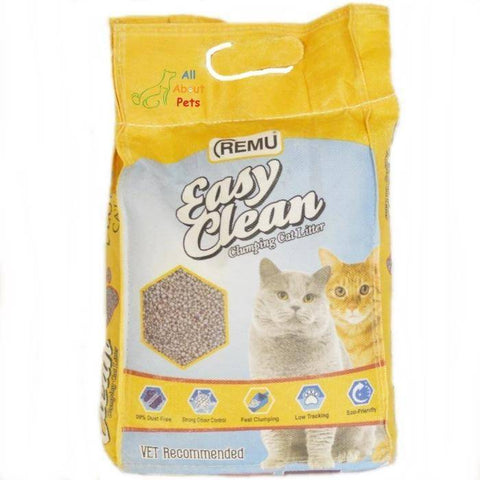 Image of Remu Easy Clean Cat Litter 5L, Lasts longer with 2x better absorption, Superior Odor Control, Harder Clumping for Easier Scooping, 100% Natural and Eco-Friendly available at allaboutpets.pk in pakistan.