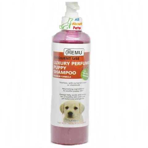 Image of Remu Shampoo Puppy Luxury Perfumed 320ml available online at allaboutpets.pk in pakistan.