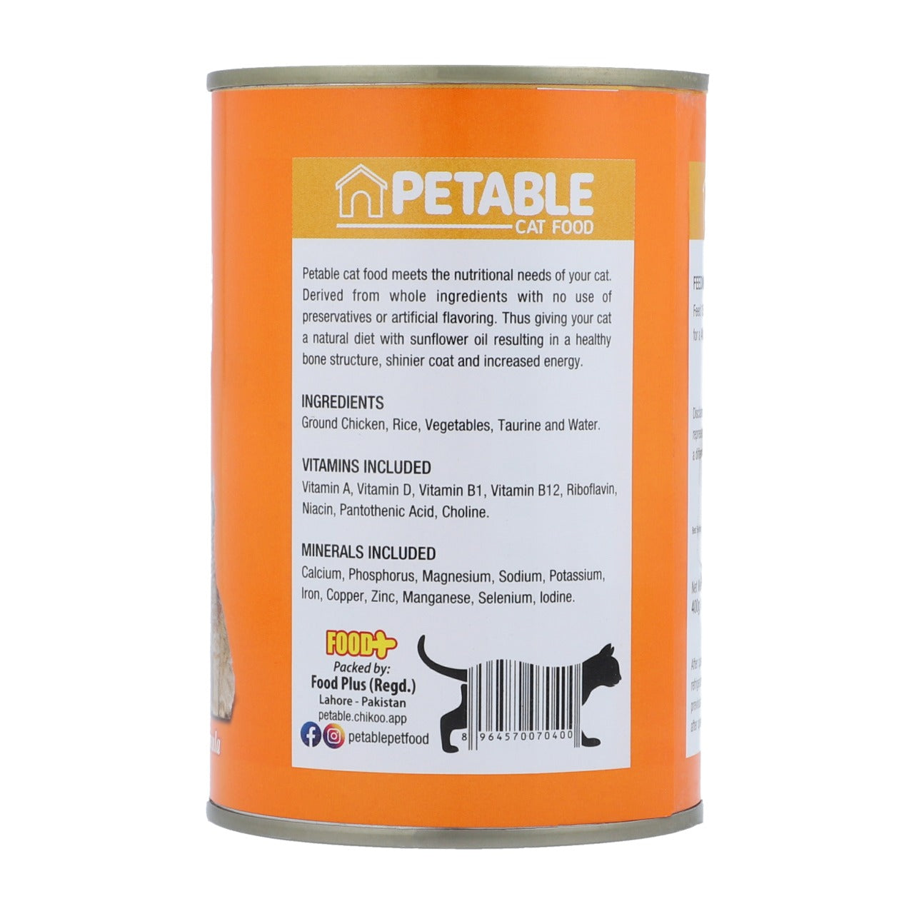 Petable Cat Food Chicken - AllAboutPetsPk