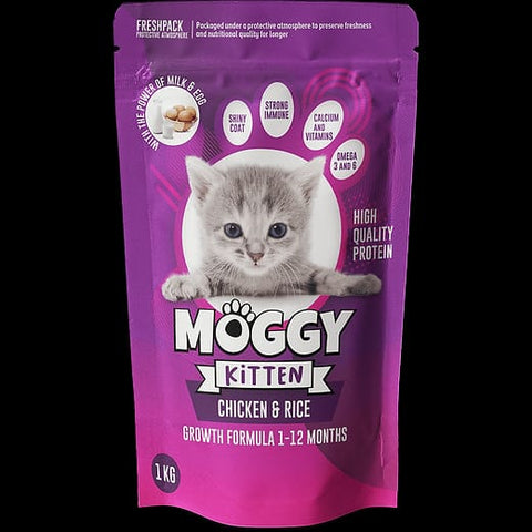 Image of Moggy Kitten Food 1kg available at allbooutpets.pk in Pakistan
