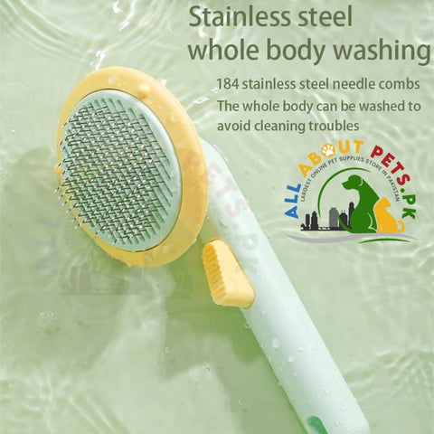 Image of Easy Self Cleaning Brush For Cats And Dogs