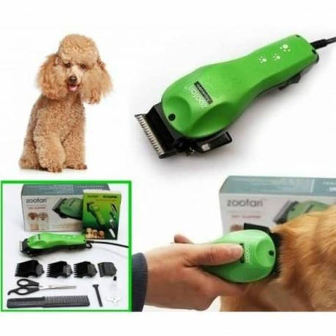 Image of Zoofari Professional Pet Clipper with multiple blades, comb and clipper heads available at allaboutpets.pk in Pakistan