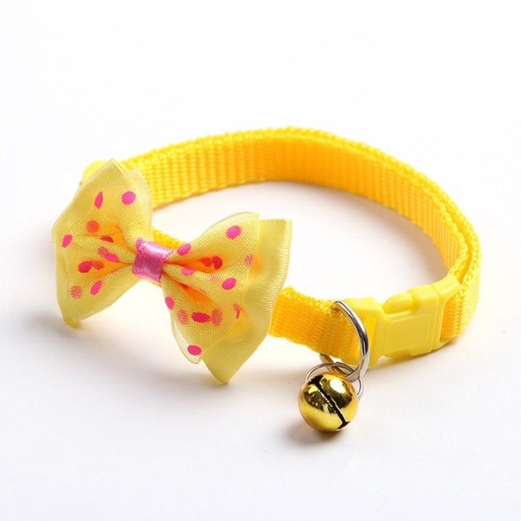 Pet Bow Collar Adjustable For Cats & Puppies - AllAboutPetsPk