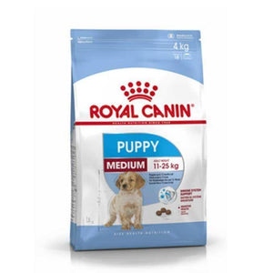 Royal Canin Medium Puppy Food 4kg available online in pakistan at allaboutpets.pk