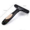 Double Row Pins Professional Pet Undercoat Rake Brush black color available at allaboutpets.pk in Pakistan
