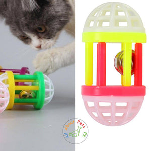 Cat Toy Dumbbell with Bell available at allaboutpets.pk