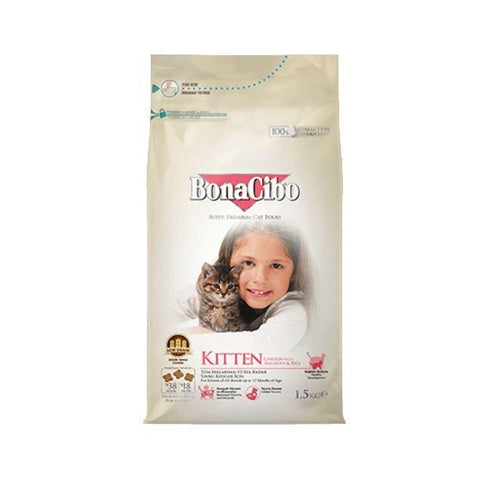 Image of BONACIBO Kitten Chicken & Rice With Anchovy 1.5 kg