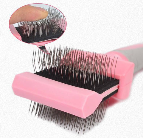 Image of GOLDPETS 2 Sided Cat & Dog Slicker Comb Brush available at allaboutpets.pk in pakistan.