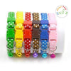 Polka Dot Print Cat & Puppy Collar With Bell available at allaboutpets.pk in Pakisan