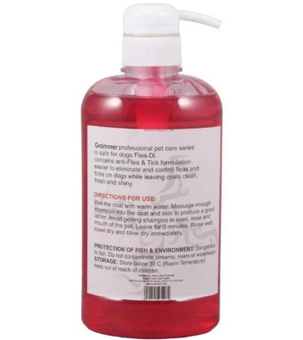 Image of Remu Dog Groomer Shampoo strawberry Conditioner 600ml, Smooth & Shiny Coat, Flea & Tick Control available at allaboutpets.pk in pakistan.