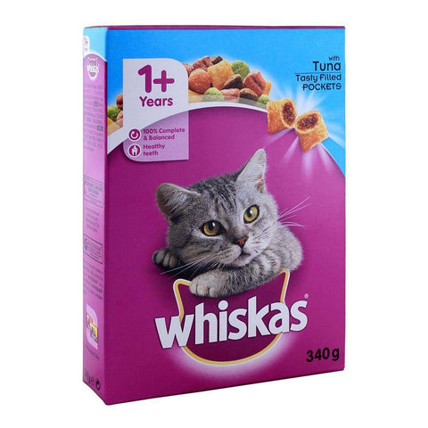 WHISKAS Dry Food With Tuna 340g available at allaboutpets.pk in pakistan.