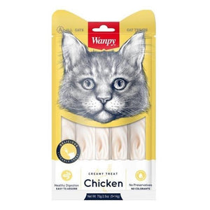 Wanpy Creamy Treat for cats chicken flavor available at allaboutpets.pk in Pakistan