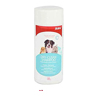 Bioline Dry Shampoo 100G available at allaboutpets.pk in Pakistan