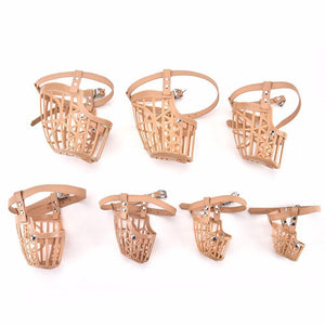 small to large Dog Muzzle High Quality Plastic Basket Design Anti-biting Adjusting Straps available in Pakistan at allaboutpets.pk