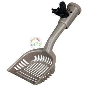 Trixie Plastic Litter Scoop beige color With Dirt Bags Medium available at allaboutpets.pk in Pakistan
