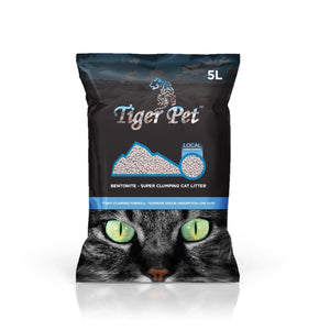 Tiger Pet Cat Litter - 5 Litter - Bentonite - Super Clumping Cat Litter - Tight Clumping Formula -Made in Pakistan - AllAboutPetsPk