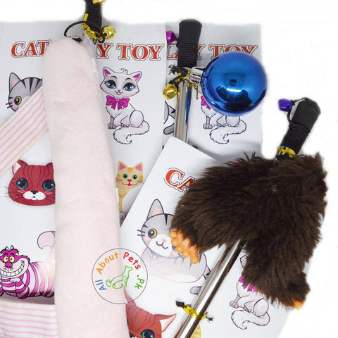 Image of Cat Teaser Toys assorted available in Pakistan at allaboutpets.pk