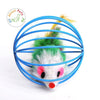 Cat Toy Wire Ball Cage Fur Mouse available at allaboutpets.pk in Pakistan