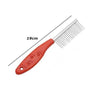 Pet Stainless Steel Comb With Plastic Handle available at allaboutpets.pk in Pakistan