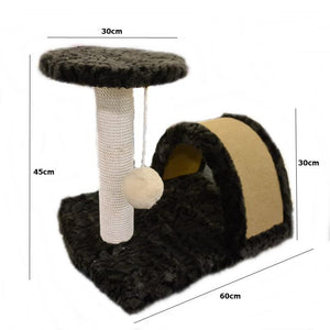 Cat Scratch Post Single Pole Round Top With Curve Scratcher available at allaboutpets.pk in Pakistan