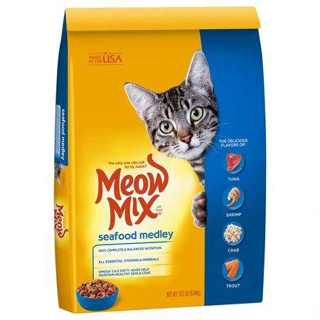 Meow Mix Sea Food Medley Cat Food available at allaboutpets.pk in pakistan.