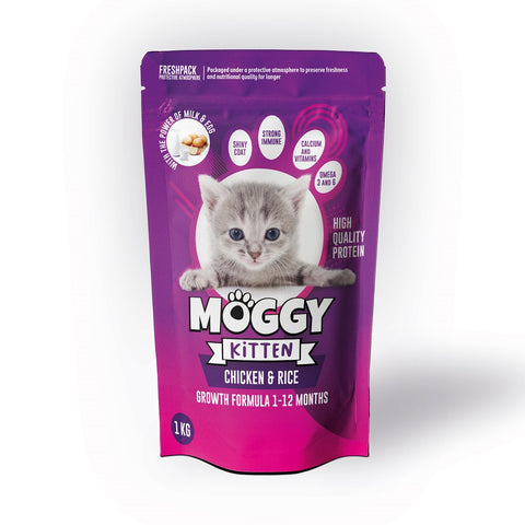 Image of Moggy Kitten Food official distributor for Pakistan allaboutpets.pk