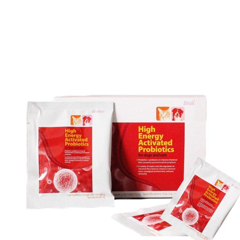 Bioline High Energy Activated Probiotics available at allaboutpets.pk